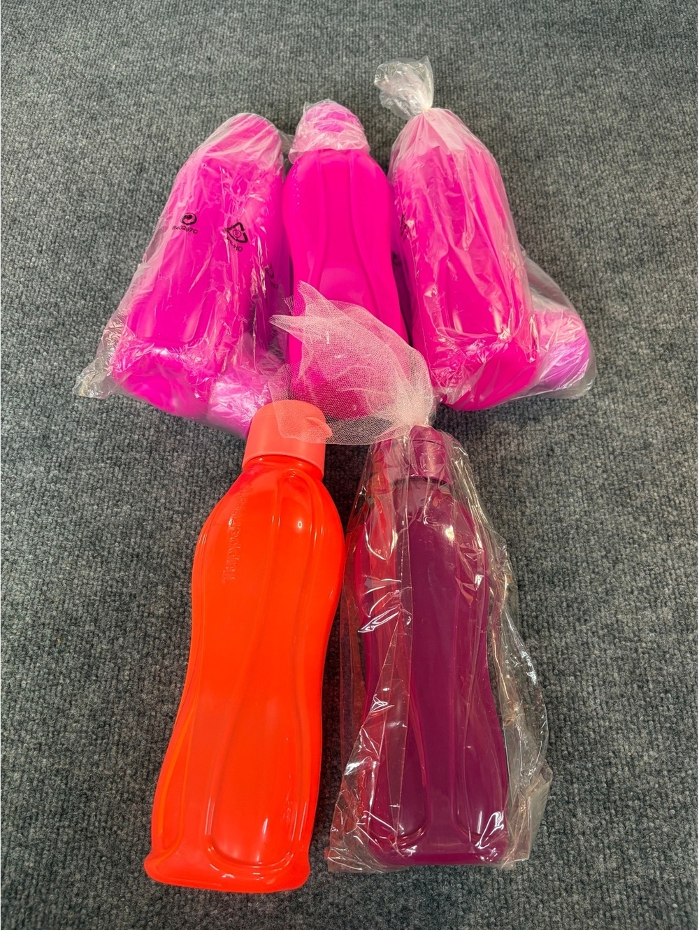 Tupperware Eco Twist Water Bottle Set of 5